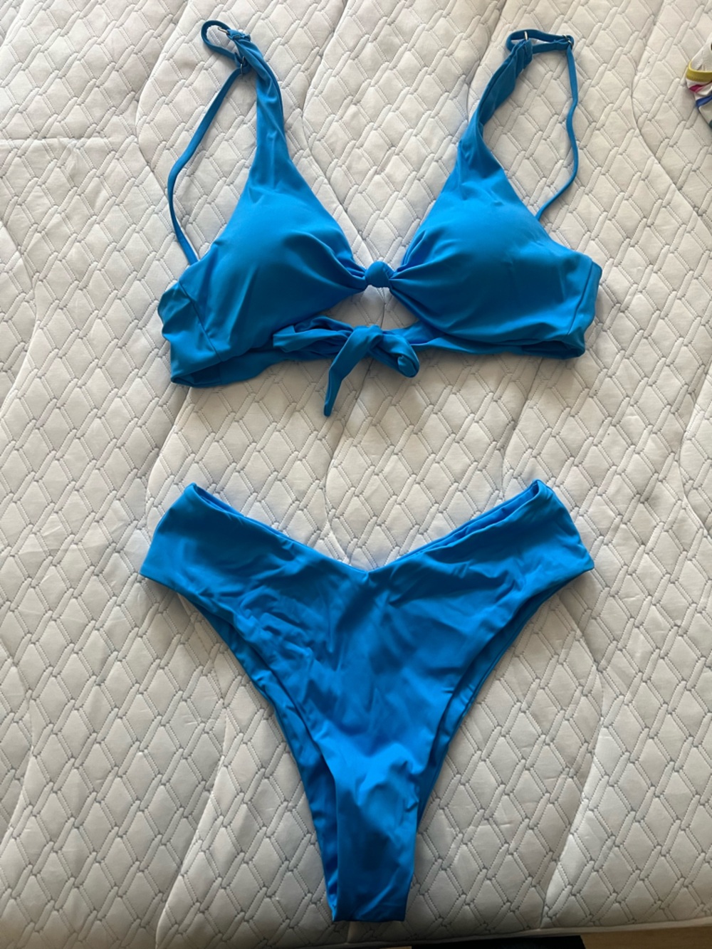 Bright Blue Two-Piece Bikini Set